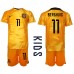 Nederland Steven Berghuis #11 Hjemmedraktsett Barn VM 2022 Korte ermer (+ Korte bukser)